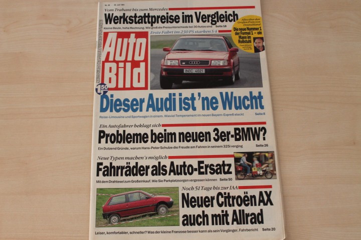 Deckblatt Auto Bild (30/1991)